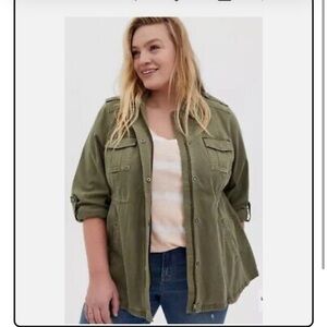 Olive Green Utility Jacket